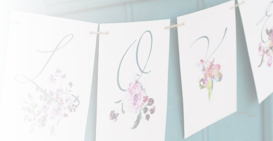 diseño de cartelería para boda